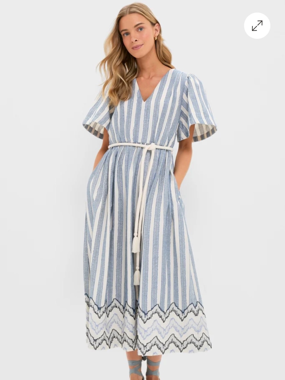New Tuckernuck dress Harbour Stripe Jacquard Mitchell pockets